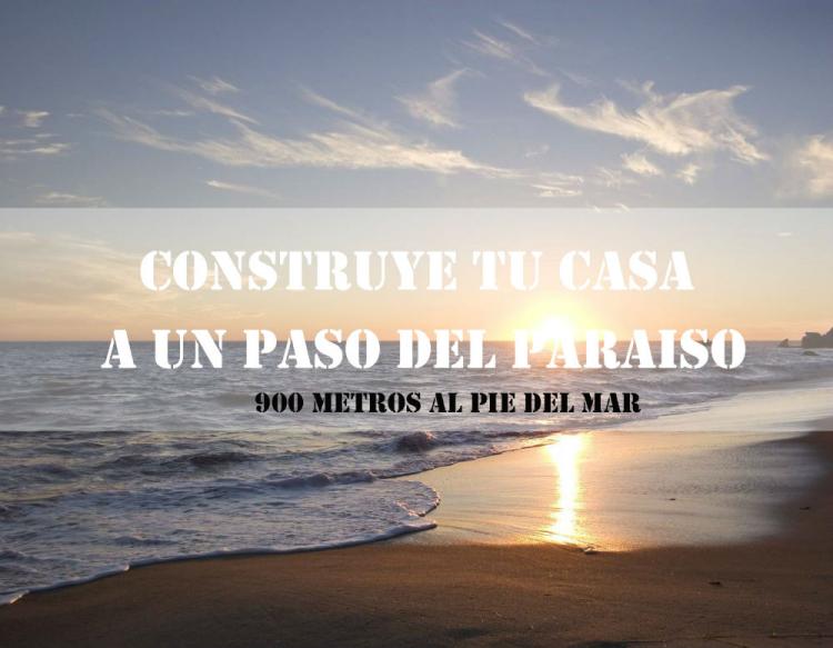 900 metros del paraíso al pie del mar