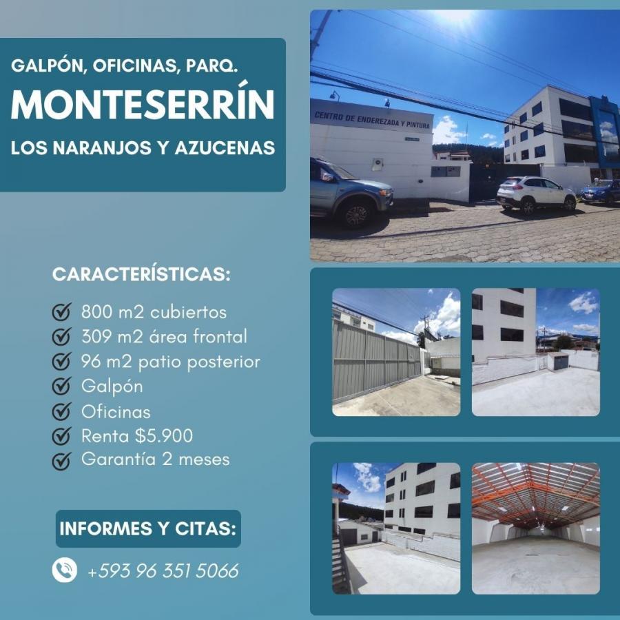 Foto Nave en Arriendo en Monteserrín, Quito, Pichincha - U$D 5.900 - NAA40575 - BienesOnLine