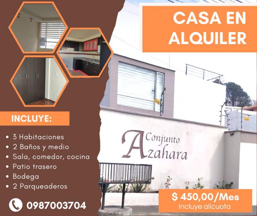 Hermosa Casa en alquiler