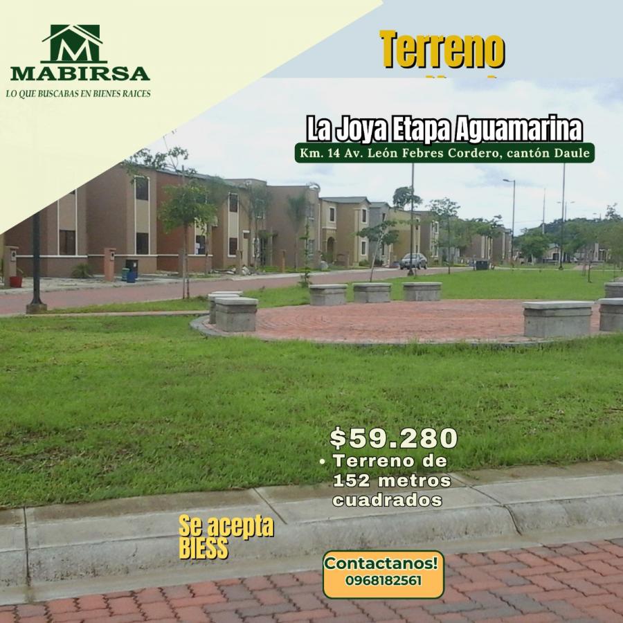 Foto Terreno en Venta en Daule, Urbanización La Joya, Guayas - U$D 59.280 - TEV40464 - BienesOnLine