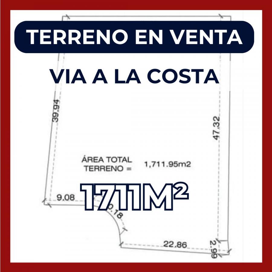 Terreno en via a la costa a la venta para condominio