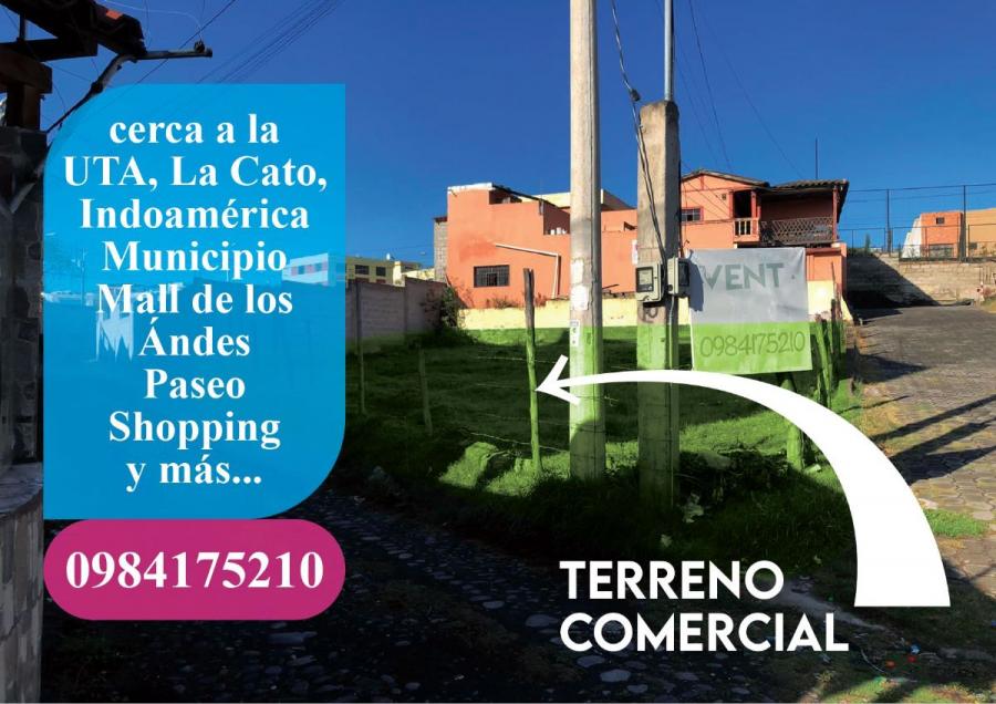 Foto Terreno en Venta en Ambato, Tungurahua - U$D 210 - TEV39997 - BienesOnLine