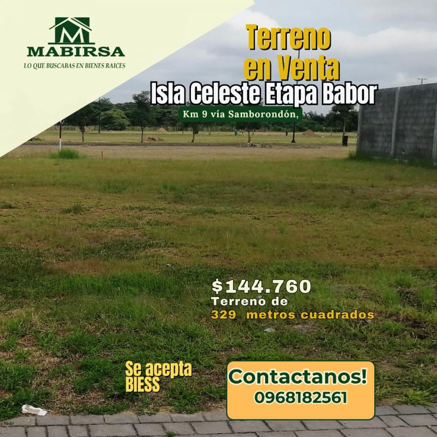 Foto Terreno en Venta en Samborondón, Urbanización Isla Celeste, Guayas - U$D 144.760 - TEV40465 - BienesOnLine