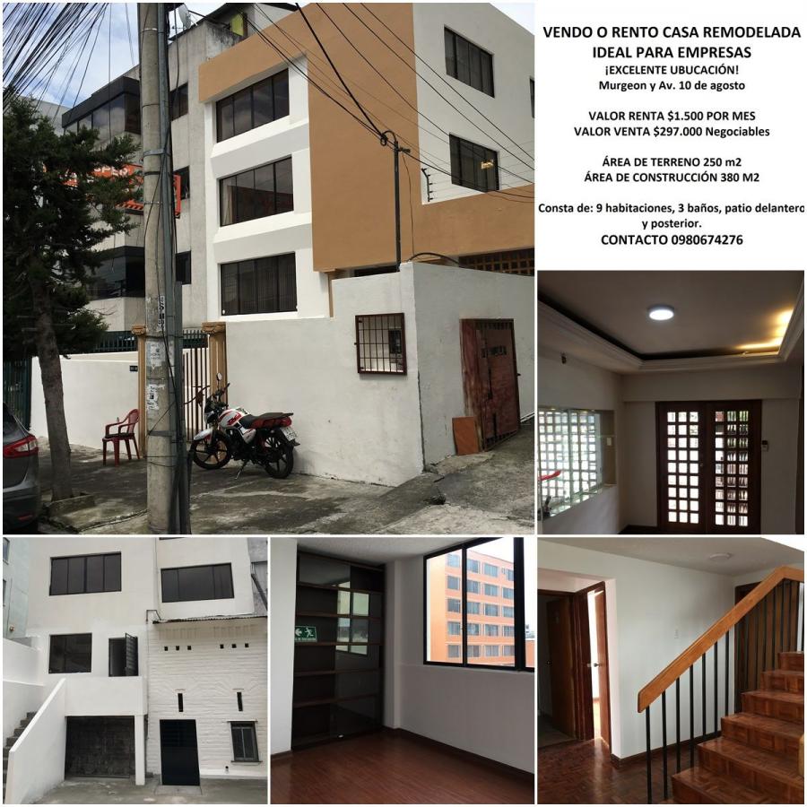 VENDO O ARRIENDO PROPIEDAD REMODELADA en Centro Norte de Quito