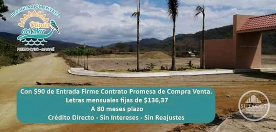 Foto Terreno en Venta en Puerto Cayo, Puerto Cayo, Manabi - U$D 11.000 - TEV30460 - BienesOnLine