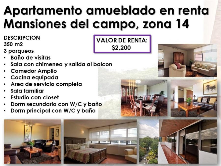 Foto Apartamento en Renta en Guatemala, Guatemala - U$D 2.200 - APR13266 - BienesOnLine