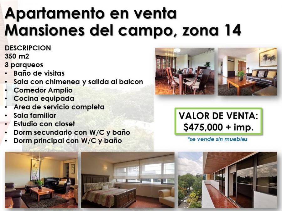 Foto Apartamento en Venta en Guatemala, Guatemala - U$D 475.000 - APV13267 - BienesOnLine