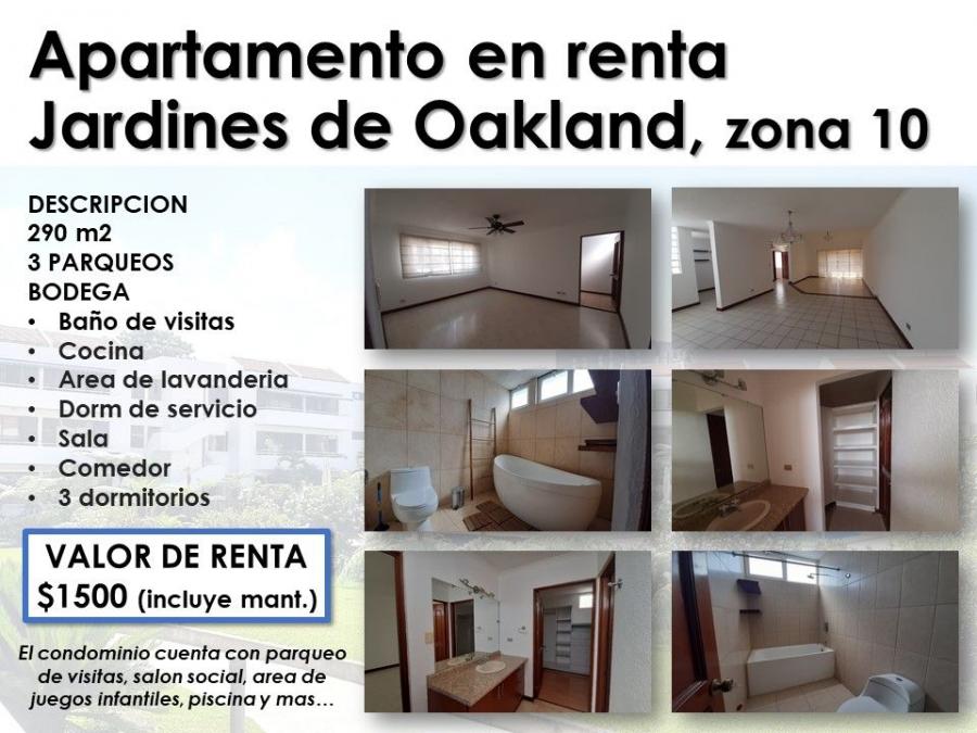 Foto Apartamento en Renta en Guatemala, Guatemala - U$D 1.500 - APR13263 - BienesOnLine