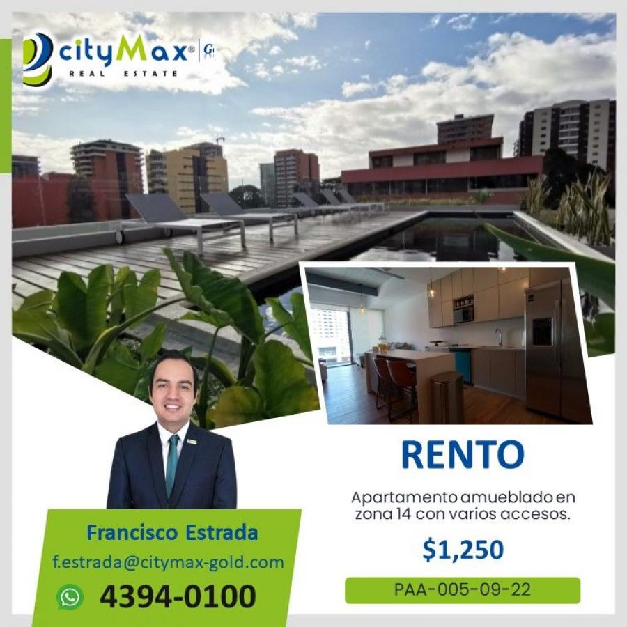 Foto Apartamento en Renta en Guatemala, Guatemala - U$D 1.250 - APR19051 - BienesOnLine