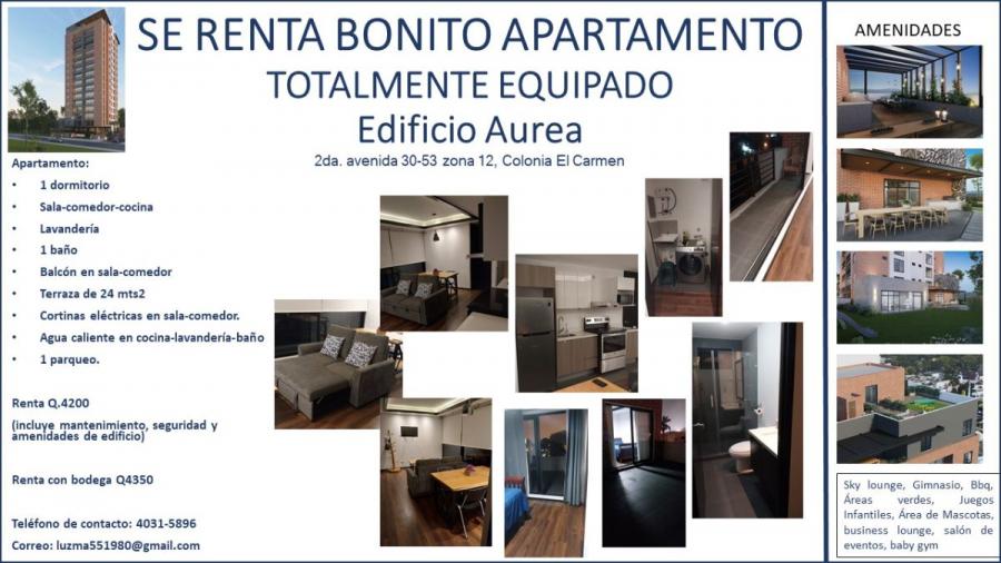 Foto Apartamento en Renta en Colonia El Carmen, Guatemala, Guatemala - Q 4.200 - APR43556 - BienesOnLine