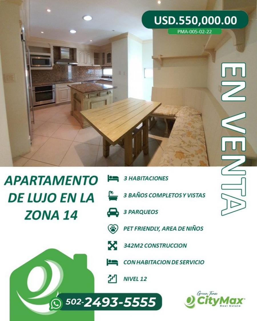 Foto Apartamento en Venta en zona 14, Guatemala - U$D 550.000 - APV43134 - BienesOnLine