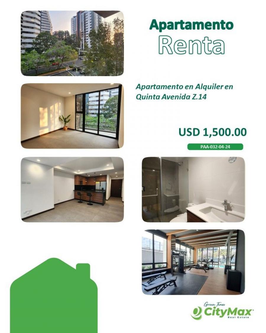 Foto Apartamento en Renta en Zona 14, Zona 14, Guatemala - U$D 1.500 - APR44785 - BienesOnLine