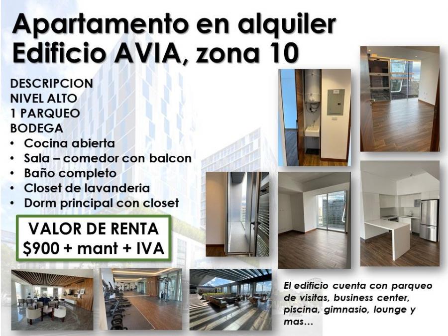 Foto Apartamento en Renta en Guatemala, Guatemala - U$D 900 - APR13384 - BienesOnLine