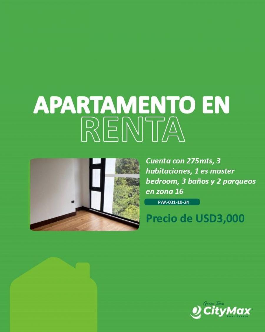 Foto Apartamento en Renta en Guatemala, Guatemala - U$D 3.000 - APR47898 - BienesOnLine