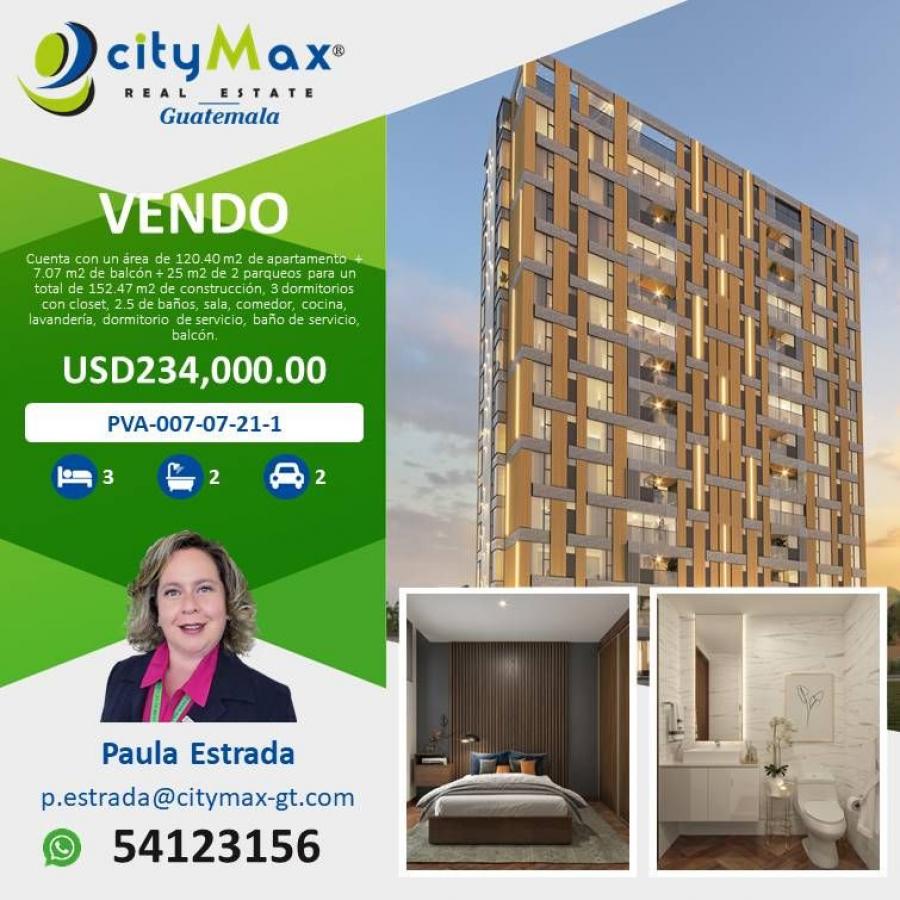 Foto Apartamento en Venta en Guatemala, Guatemala - U$D 234.000 - APV16060 - BienesOnLine