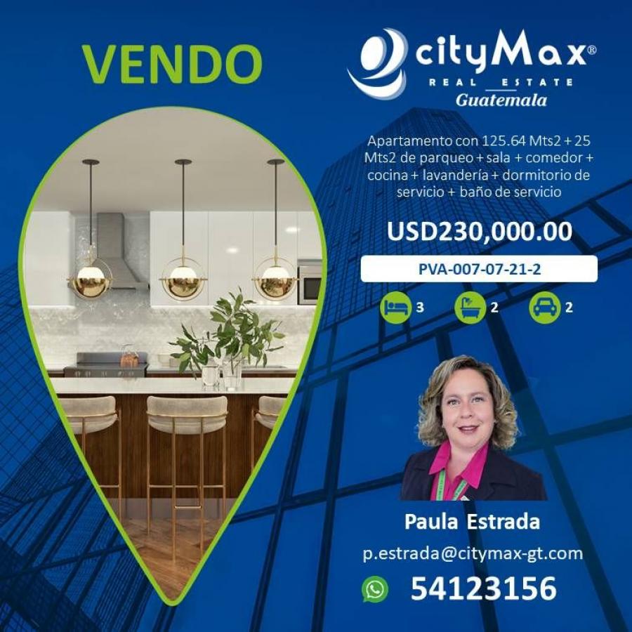 Foto Apartamento en Venta en Guatemala, Guatemala - U$D 230.000 - APV16062 - BienesOnLine