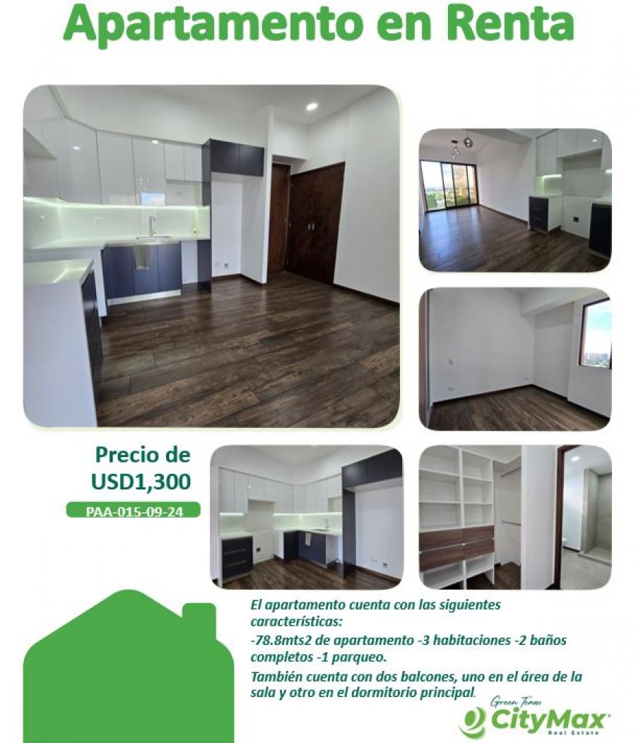 Foto Apartamento en Renta en Guatemala, Guatemala - U$D 1.300 - APR46741 - BienesOnLine