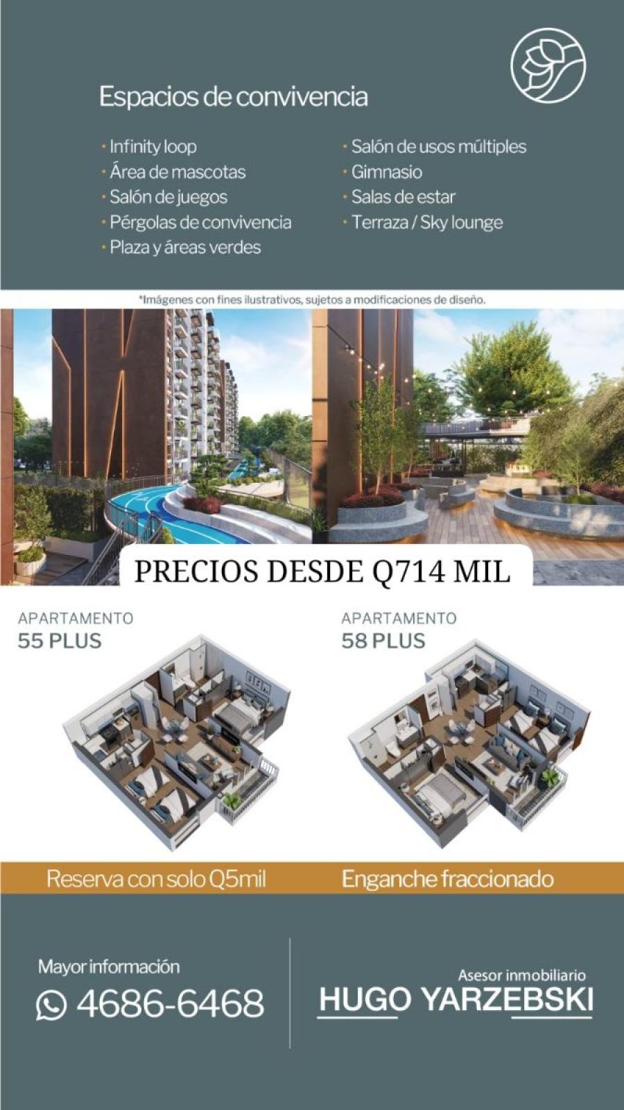 Apartamentos financiados en Los Cerezos Quetzaltenango 