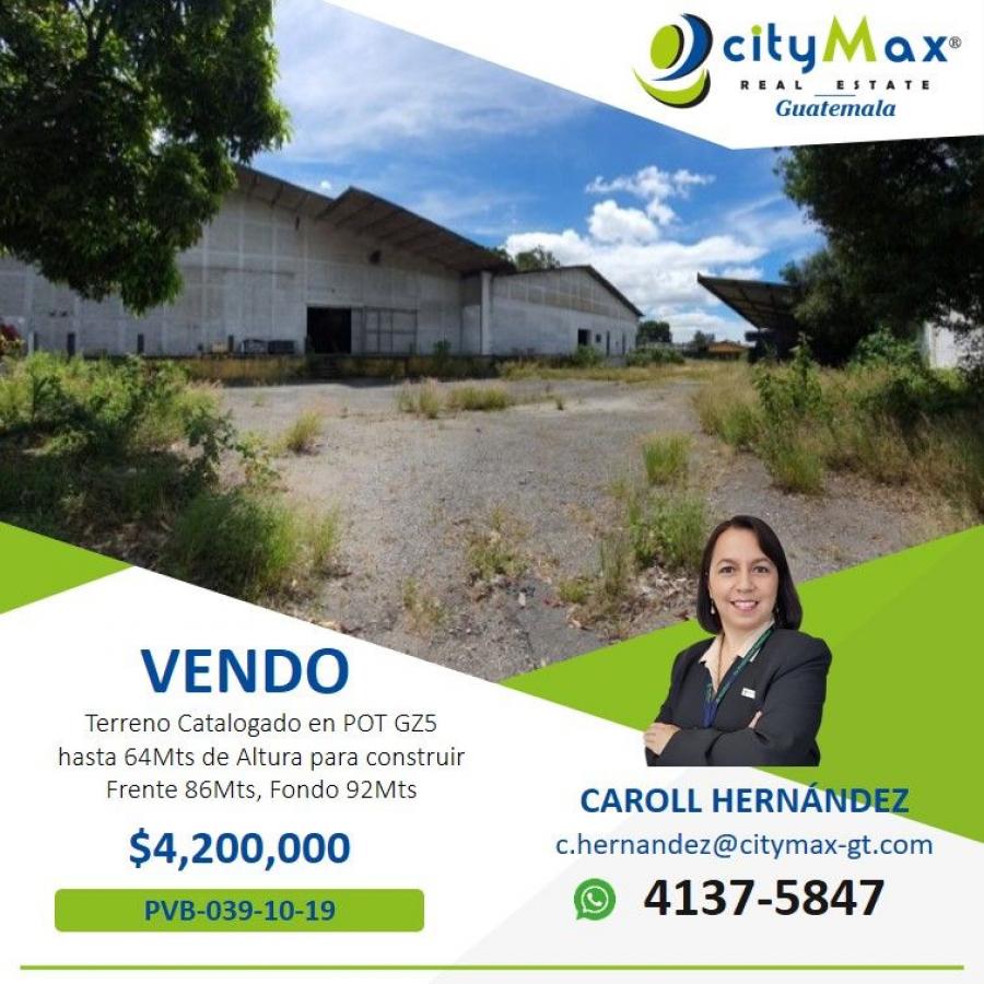 Foto Terreno en Venta en Zona 11, Calzada Aguilar Batres, Guatemala - U$D 4.200.000 - TEV18192 - BienesOnLine