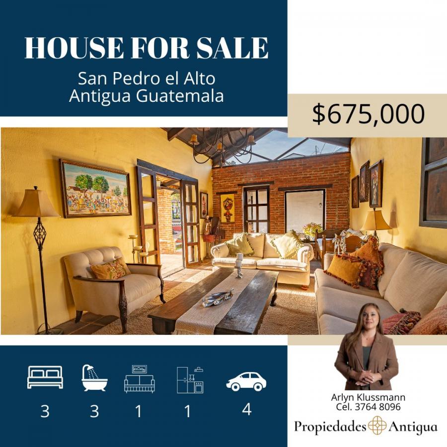 Foto Casa en Venta en Antigua Guatemala, Sacatepquez - U$D 650.000 - CAV41947 - BienesOnLine