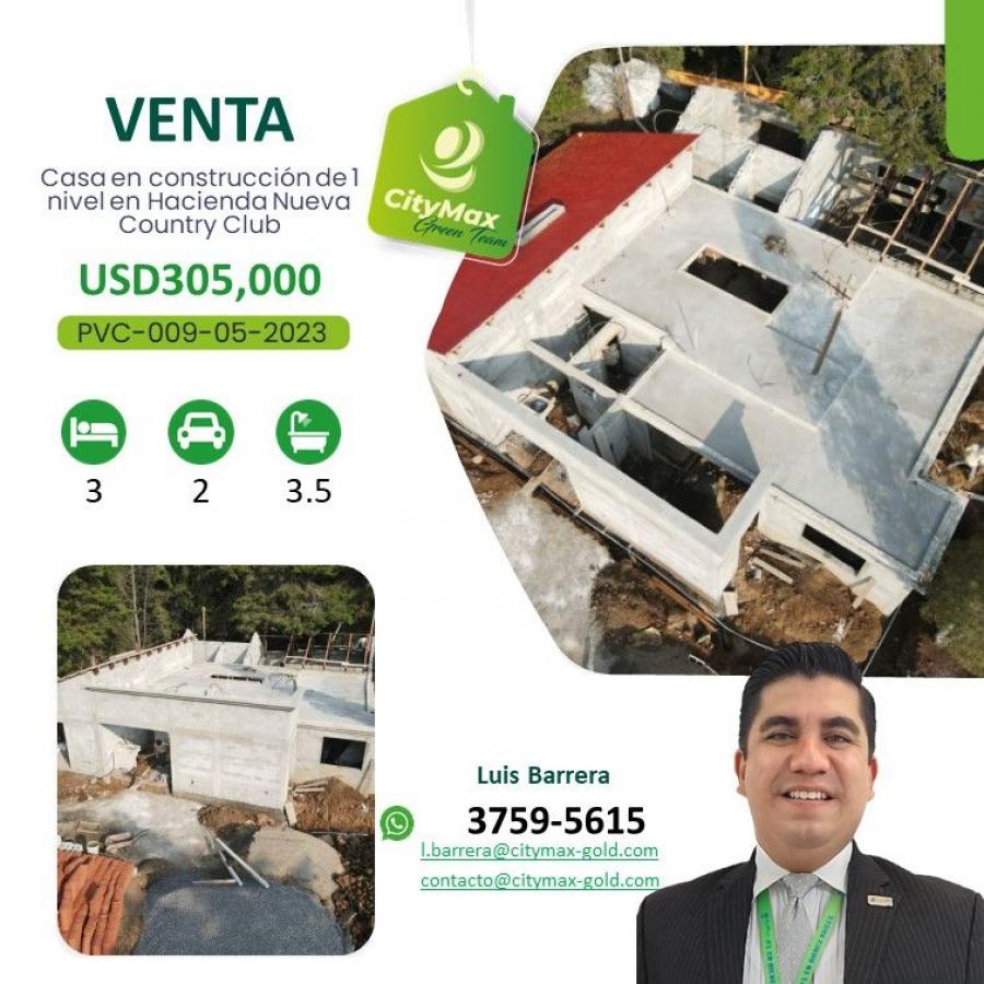 Casa de 1 nivel en Venta en Hacienda Nueva Country Club