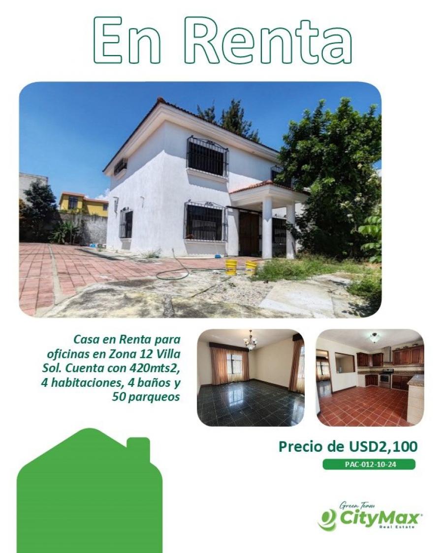 Foto Casa en Renta en Guatemala, Guatemala - U$D 2.100 - CAR47678 - BienesOnLine