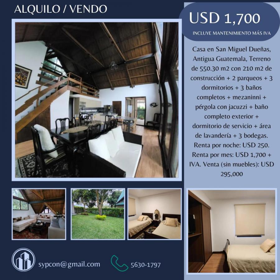 Foto Casa en Renta en Guatemala City, Guatemala, Sacatepquez - U$D 1.700 - CAR27837 - BienesOnLine