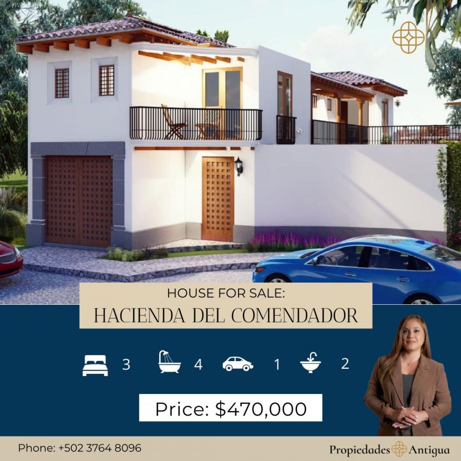 CASA RESIDENCIAL EN VENTA EN CONDOMINIO HACIENDA DEL COMENDADOR