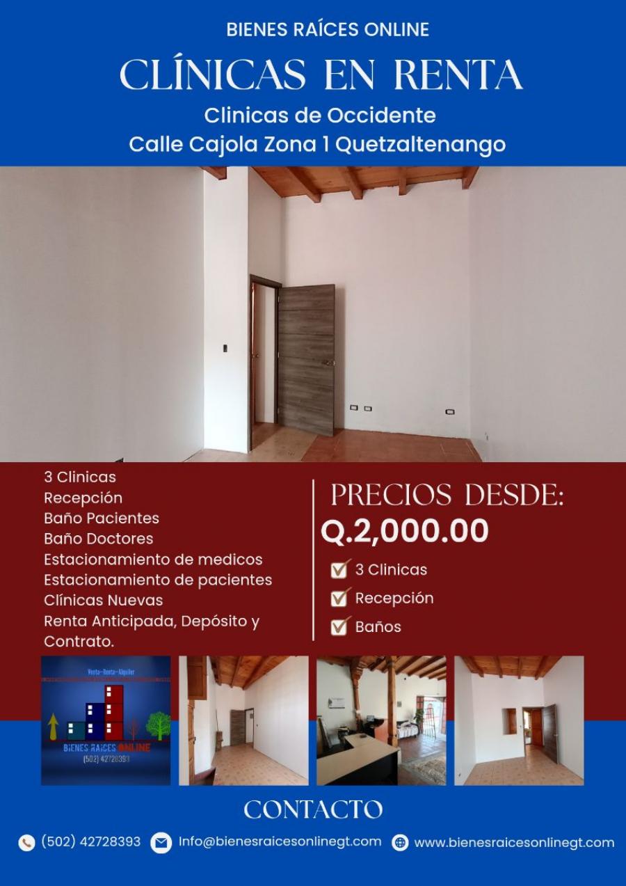 Foto Oficina en Renta en Quetzaltenango, Quetzaltenango - Q 1.800 - OFR42404 - BienesOnLine