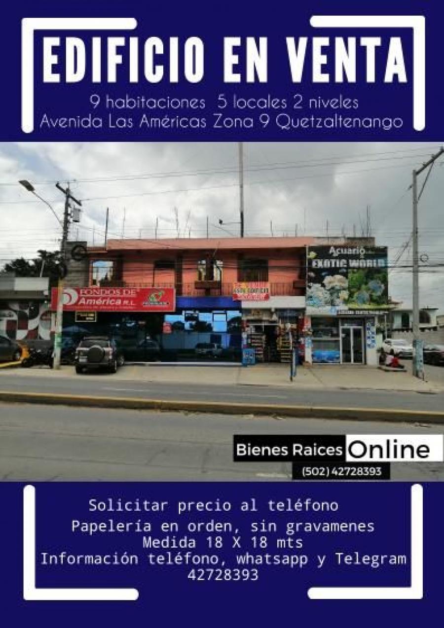 Foto Edificio en Venta en Avenida Las Américas Zona 9 Quetzaltenango, Quetzaltenango, Quetzaltenango - Q 8.300.000 - EDV10393 - BienesOnLine