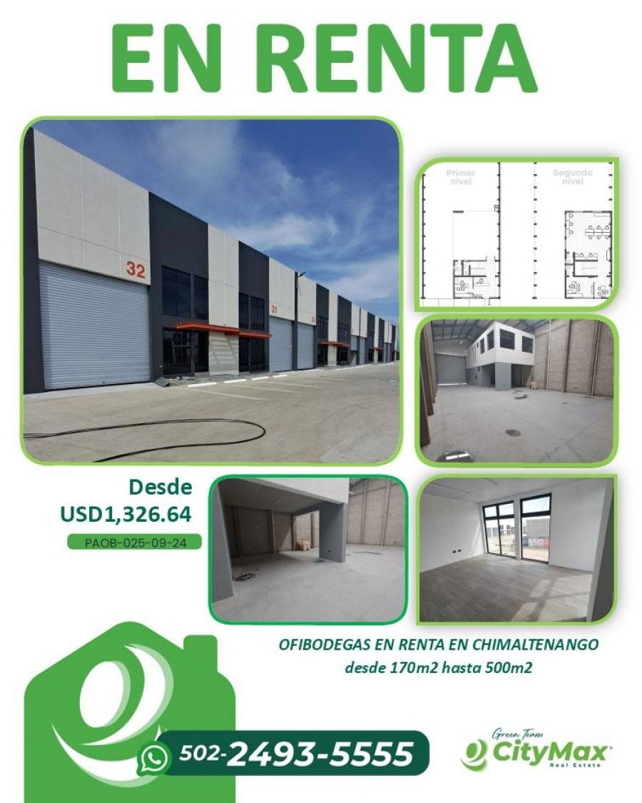 Foto Bodega en Renta en EMPRESARIAL CHIMALTENANGO, Chimaltenango - U$D 1.728 - BOR47780 - BienesOnLine