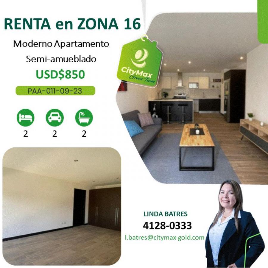 Foto Apartamento en Renta en Kanajuyu, Guatemala - U$D 850 - APR31128 - BienesOnLine