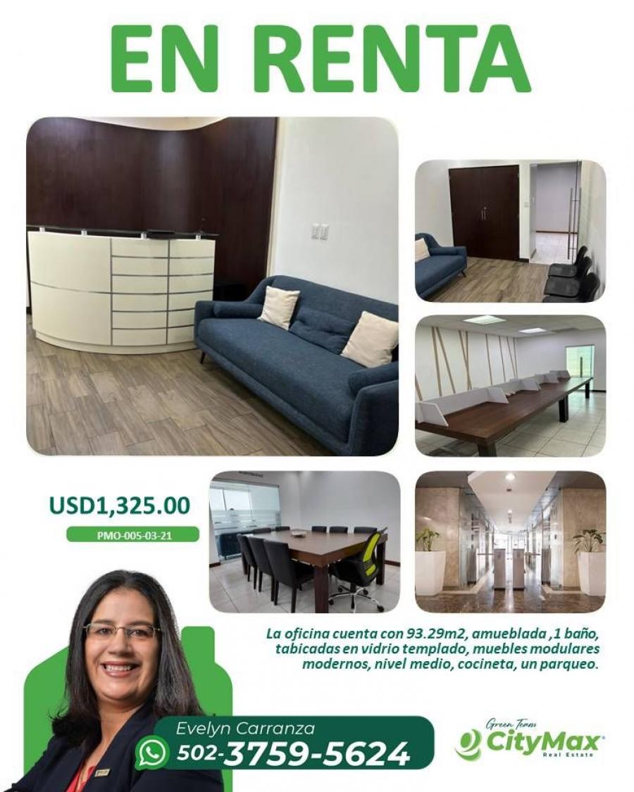 Foto Oficina en Renta en Guatemala, Guatemala - U$D 1.325 - OFR42096 - BienesOnLine