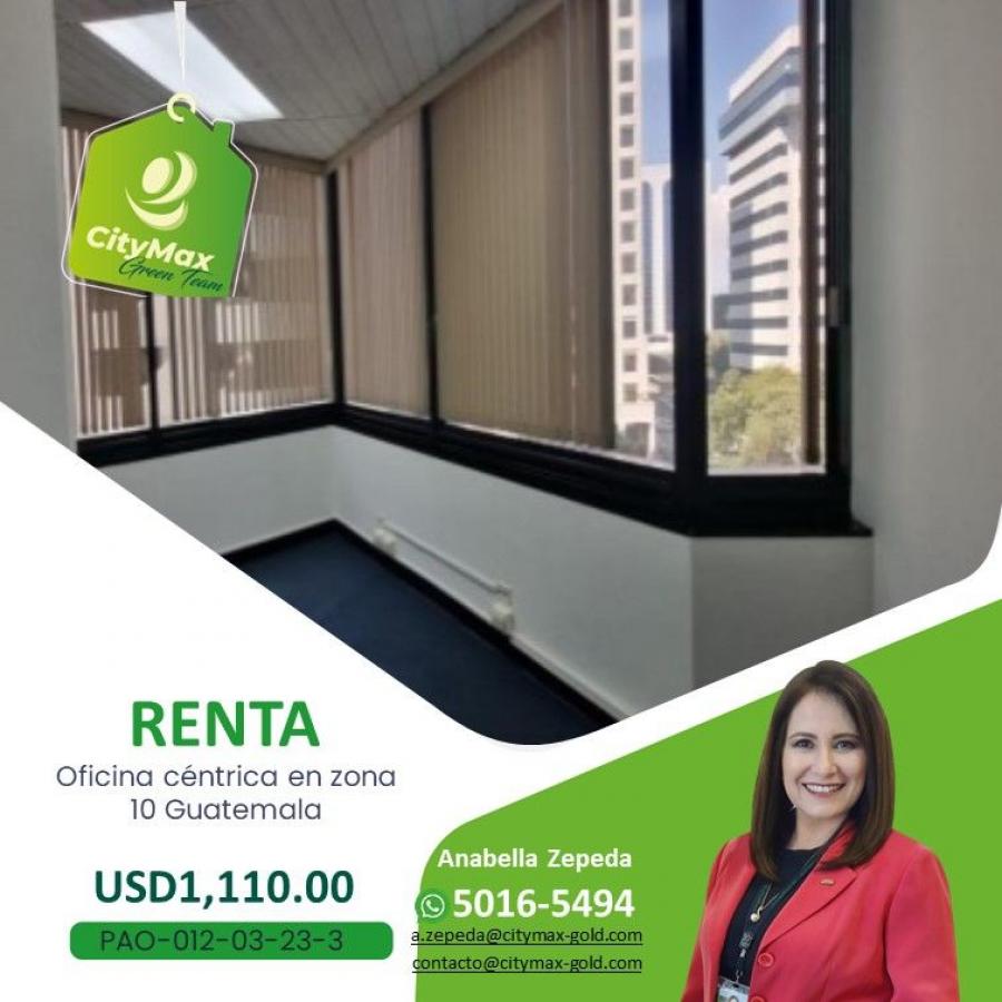 Foto Oficina en Renta en Guatemala, Guatemala - U$D 1.110 - OFR25571 - BienesOnLine
