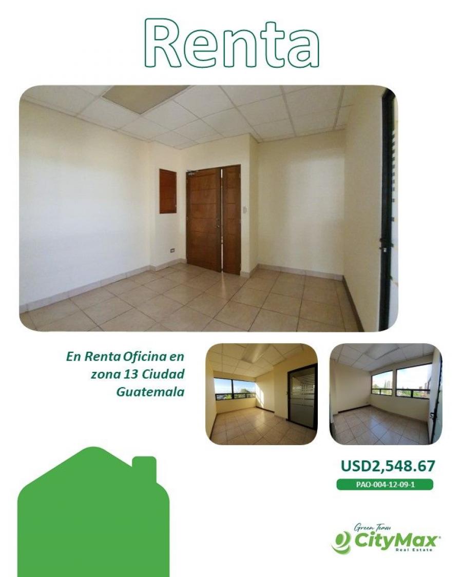 Foto Oficina en Renta en Zona 13, Zona 13, Guatemala - U$D 2.548 - OFR46299 - BienesOnLine