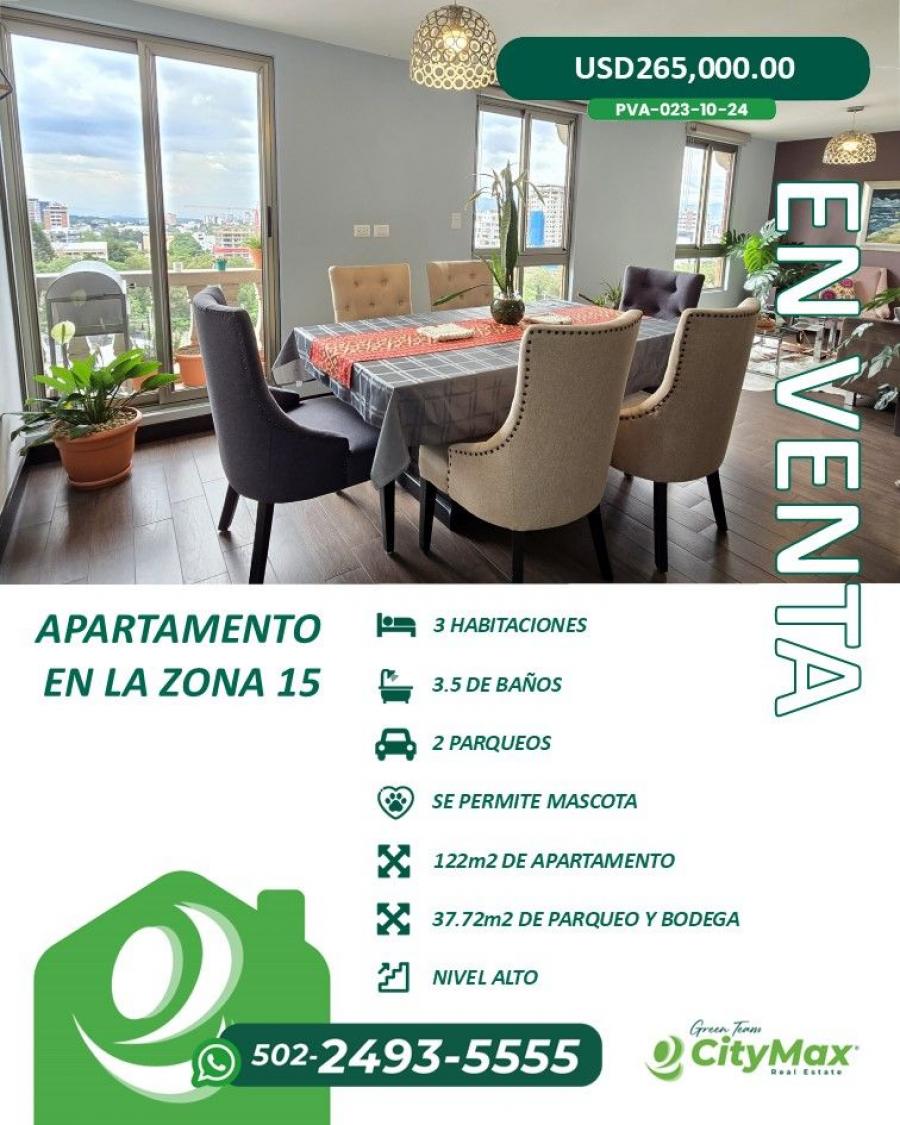 Foto Apartamento en Venta en ZONA 15 GUATEMALA, Guatemala, Guatemala - U$D 265.000 - APV47783 - BienesOnLine