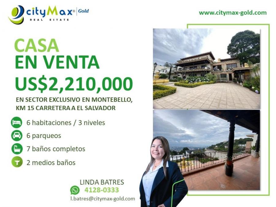 Foto Casa en Venta en Montebello, Santa Catarina Pinula, Guatemala - U$D 2.210.000 - CAV31235 - BienesOnLine
