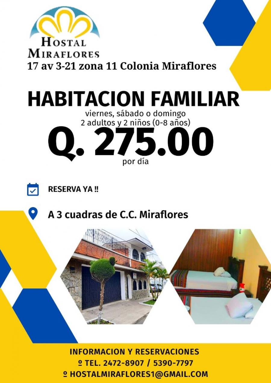 Foto Hotel en Renta Vacacional en Guatemala, Guatemala - Q 275 - HO14244 - BienesOnLine