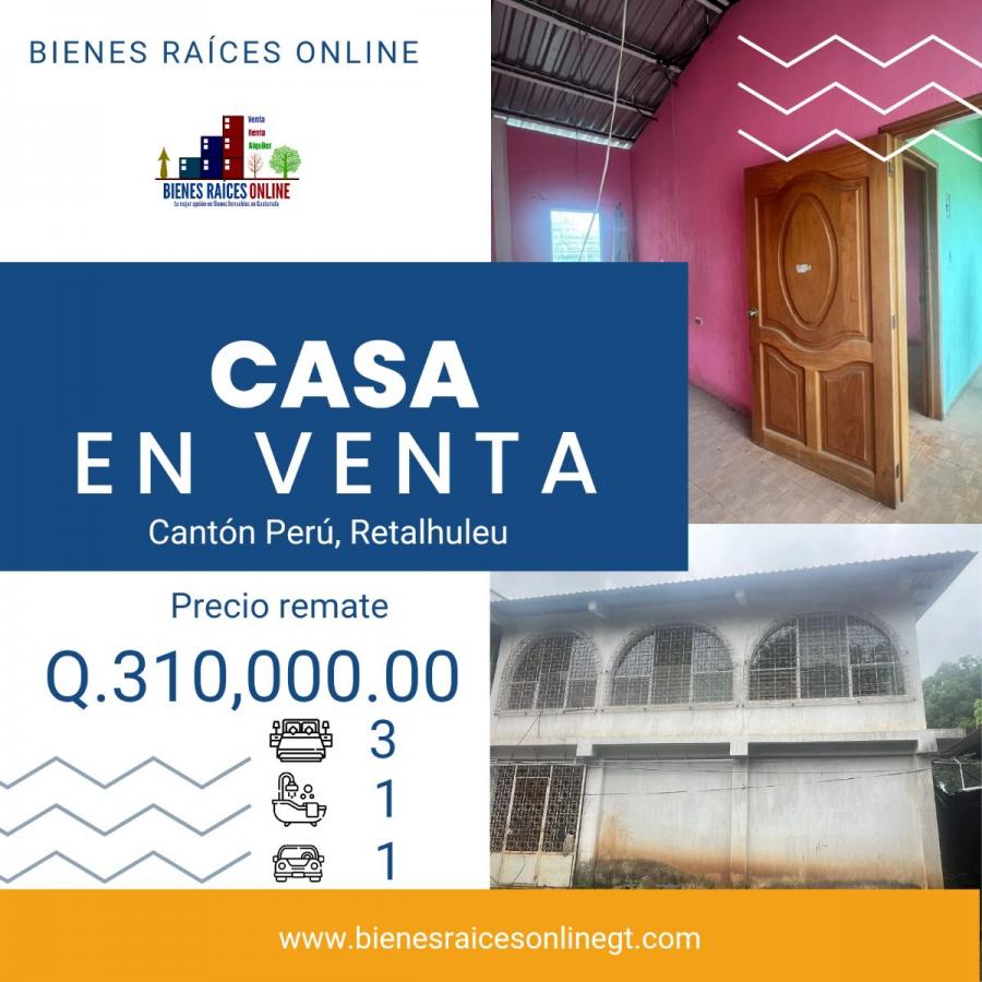 Foto Casa en Venta en Cantn Per, Retalhuleu, Retalhuleu - Q 310.000 - CAV45854 - BienesOnLine