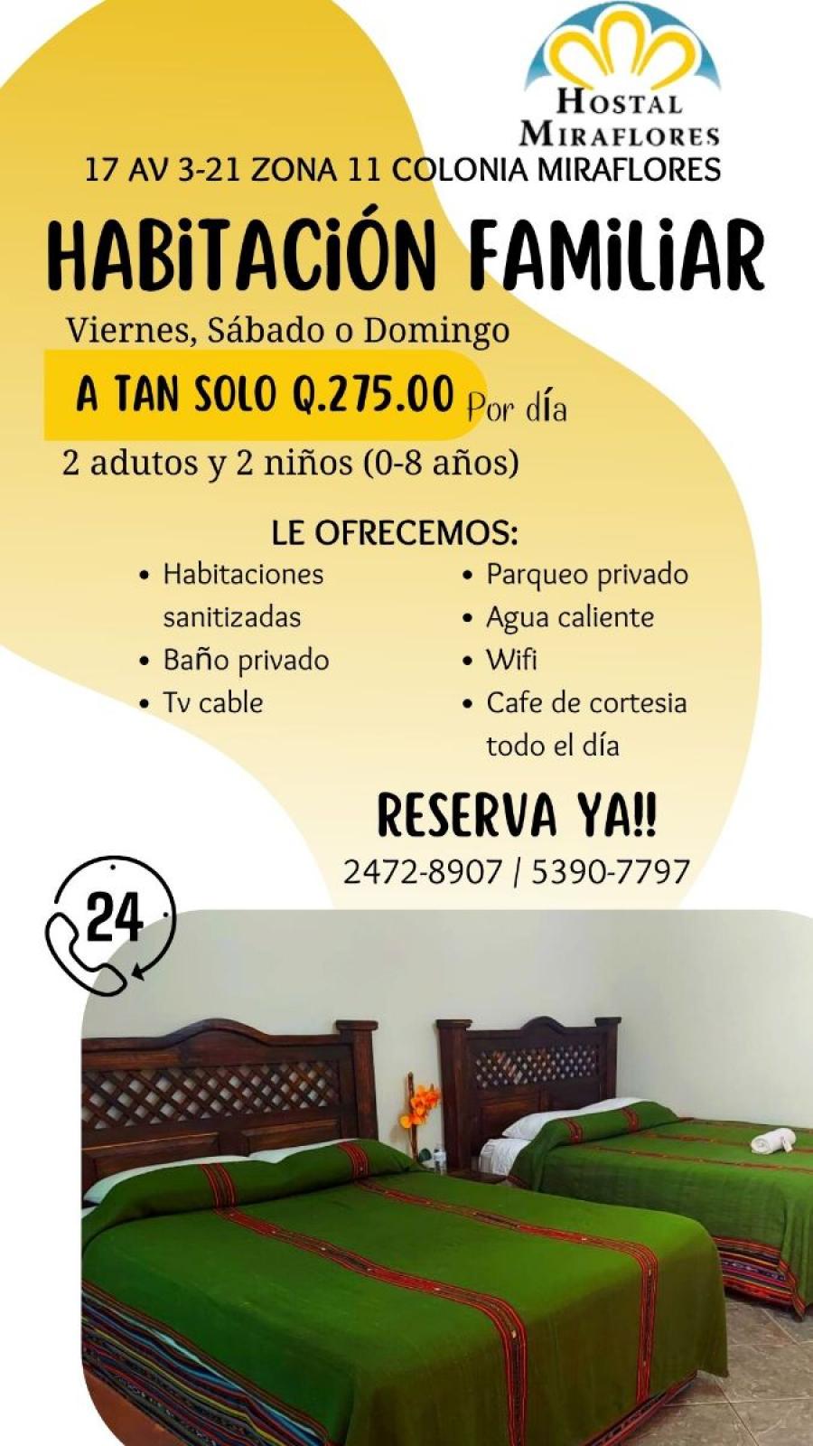 Foto Hotel en Renta Vacacional en Guatemala, Guatemala - Q 275 - HO16279 - BienesOnLine