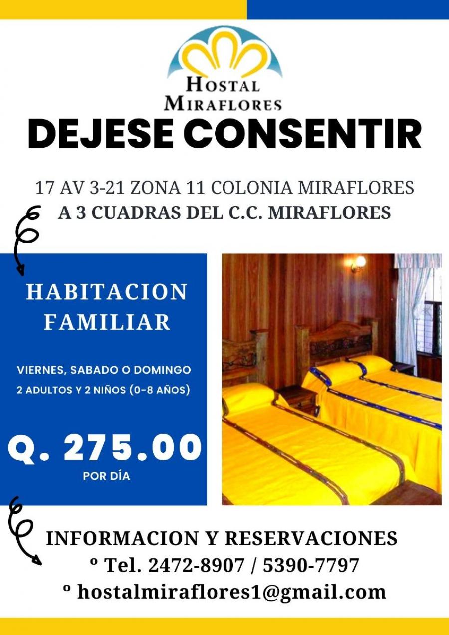 Habitaciones con ambiente familiar