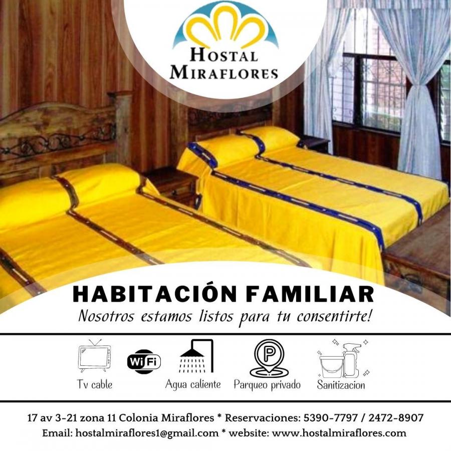 Habitaciones super cómodas, solo en Hostal Miraflores