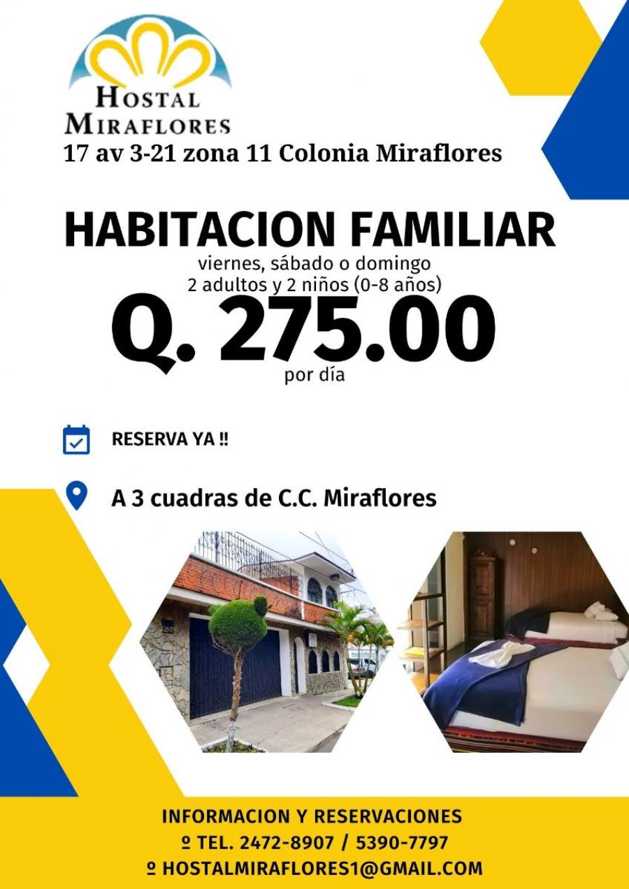 Hostal Miraflores, déjense consentir, los esperamos!