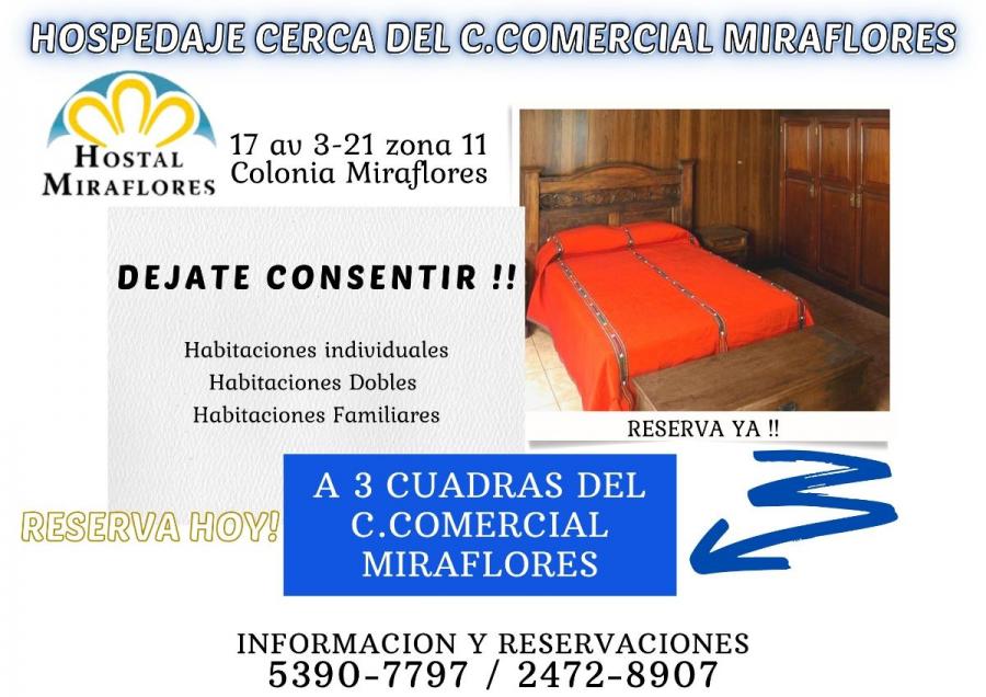 Hostal Miraflores, habitaciones con tv cable