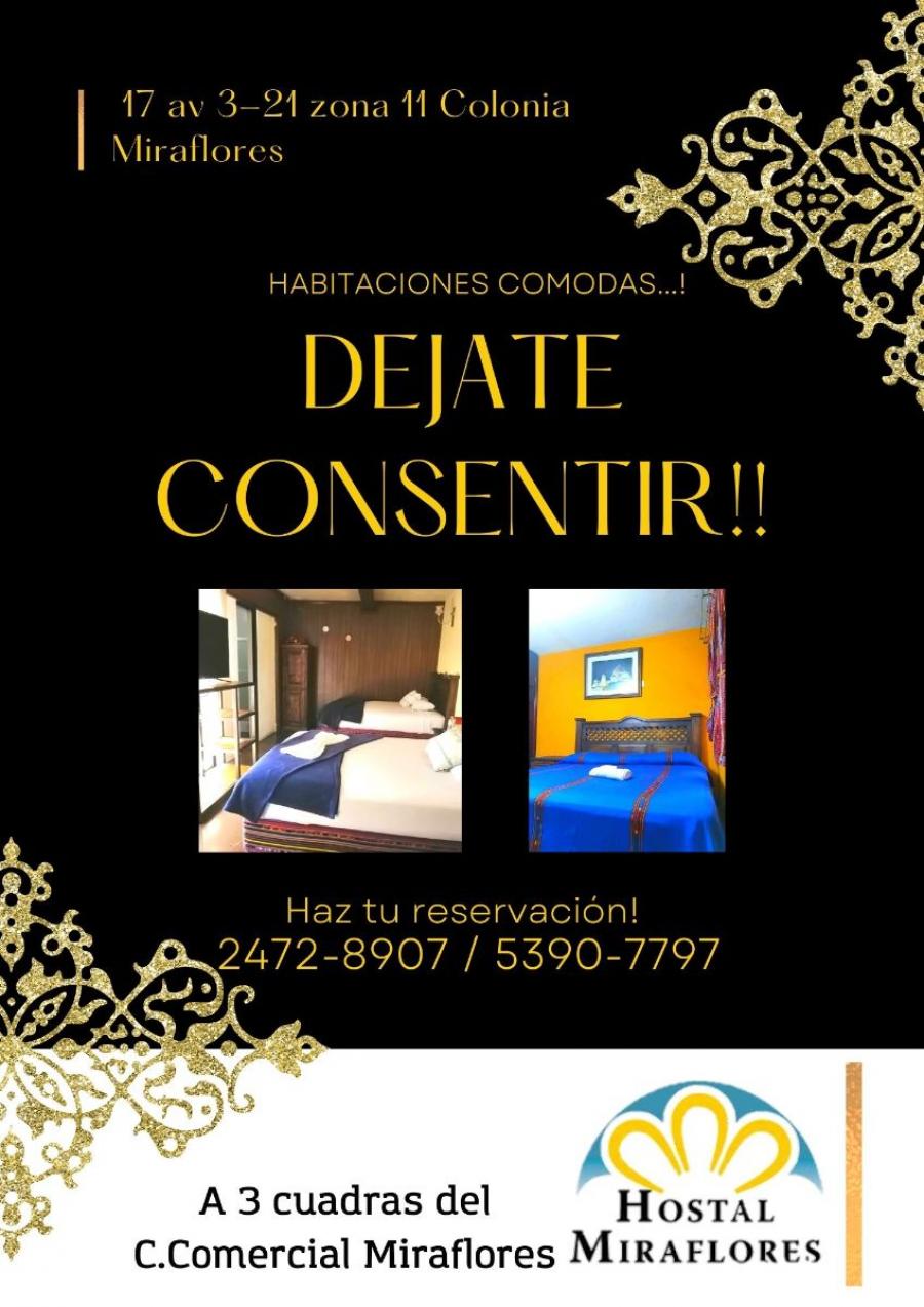 Hostal Miraflores, hospedaje a 3 cuadras del C.Comercial Miraflores 