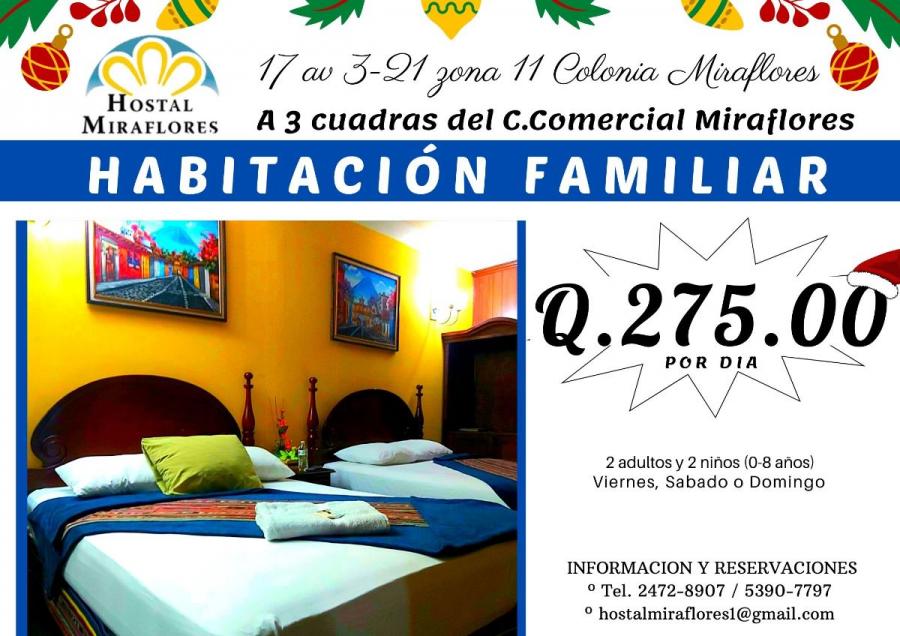 Hostal Miraflores, hospedaje familiar