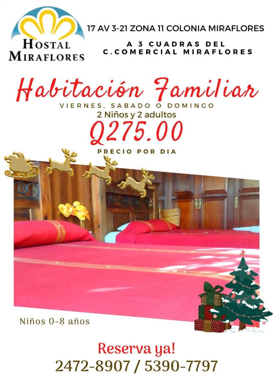 Hostal Miraflores, ven con tu familia y déjanos consentirlos