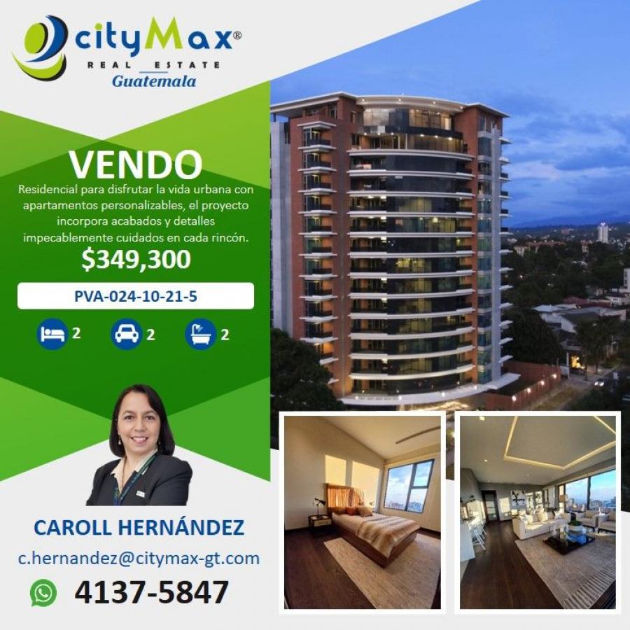 Foto Apartamento en Venta en zona 10, Guatemala - U$D 349.300 - APV15984 - BienesOnLine