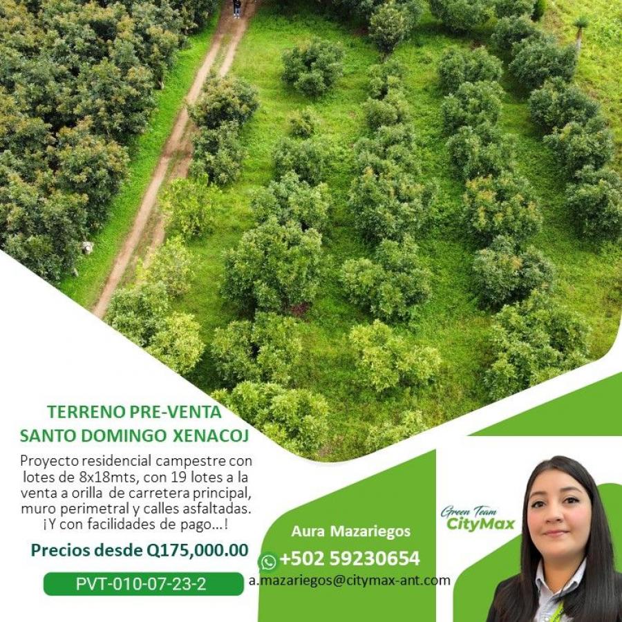 Lotes residenciales en pre/venta ubicado en #SantoDomingoXenacoj  