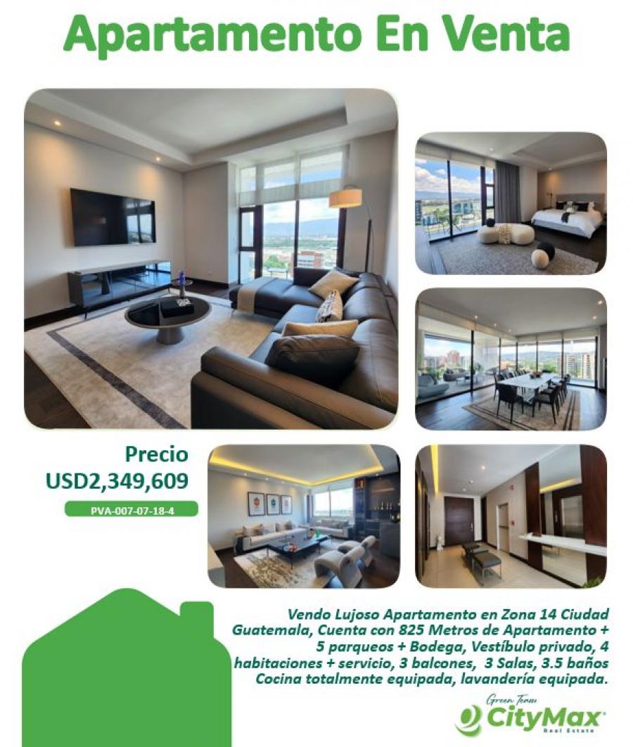 Foto Apartamento en Venta en Guatemala, Guatemala - U$D 2.349.609 - APV45853 - BienesOnLine